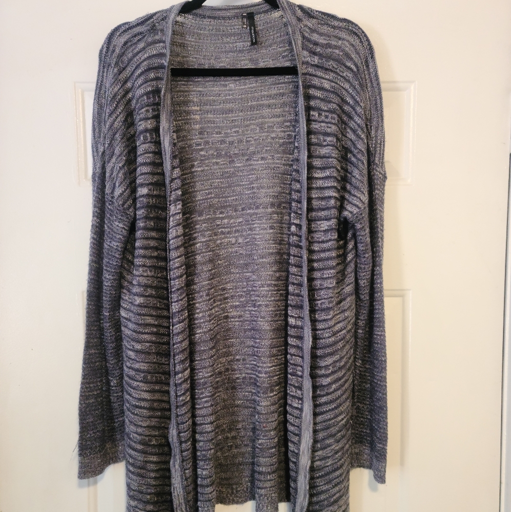 Gray cardigan